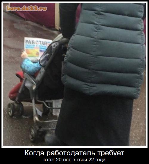 Когда работодатель требует стаж 20 лет в твои 22 года